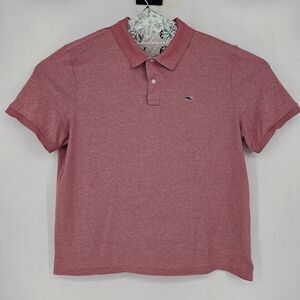 Vineyard Vines Shirt Mens XL Edgartown Polo Short Sleeve Casual Preppy Pink